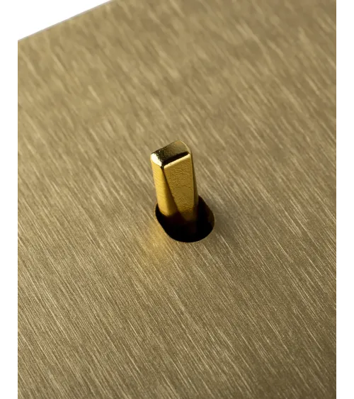 Interrupteur rond bronze – Levier 5 couleurs au choix