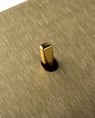 Interrupteur rond bronze – Levier 5 couleurs au choix