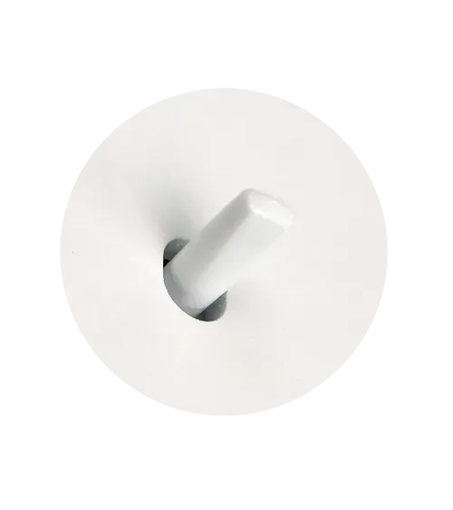 Interrupteur rond alu brossé – Levier 5 couleurs au choix