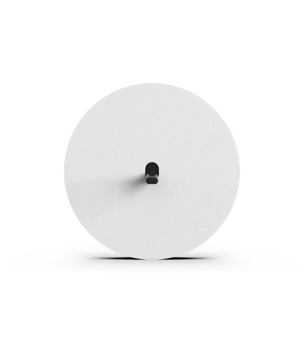 Interrupteur rond alu brossé – Levier 5 couleurs au choix