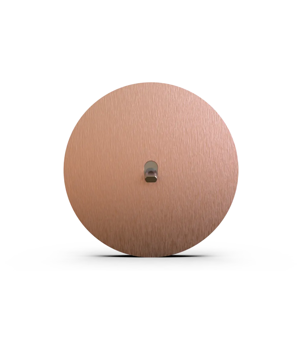 Interrupteur rond cuivre – Levier 5 couleurs au choix