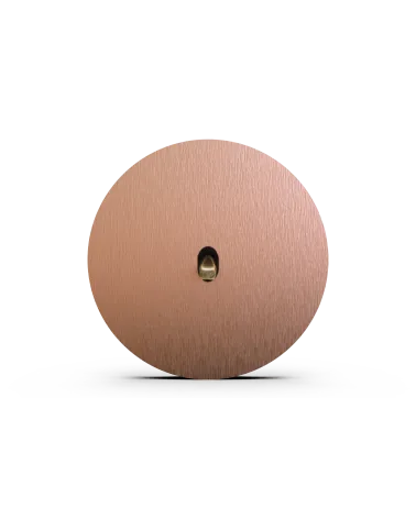 Interrupteur rond cuivre – Levier 5 couleurs au choix