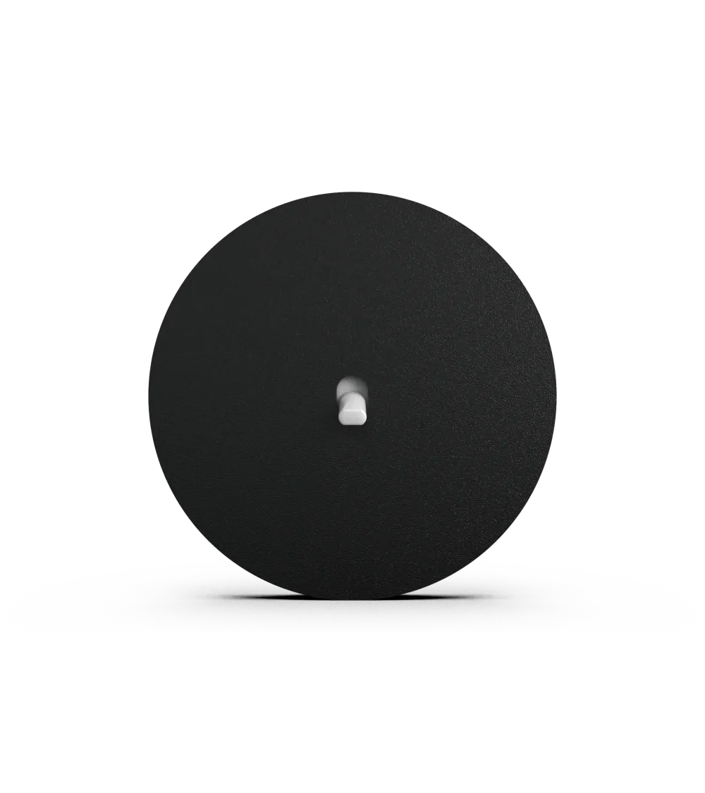 Interrupteur rond noir – Levier 5 couleurs au choix