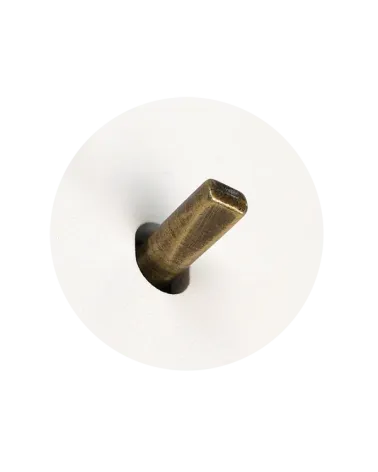 Interrupteur rond dorée brossé – Levier 5 couleurs au choix