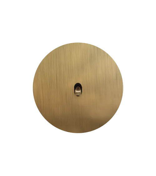 Interrupteur rond bronze – Levier 5 couleurs au choix