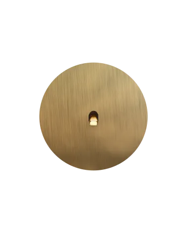 Interrupteur rond bronze – Levier 5 couleurs au choix