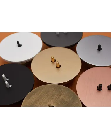 Interrupteur rond cuivre – Levier 5 couleurs au choix