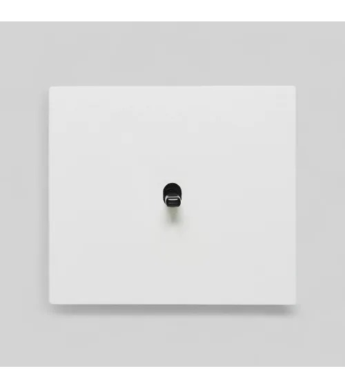 Interrupteur carré blanc– Levier 5 couleurs au choix