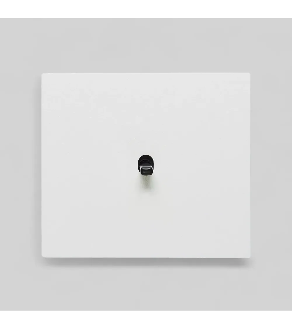 Interrupteur carré blanc– Levier 5 couleurs au choix