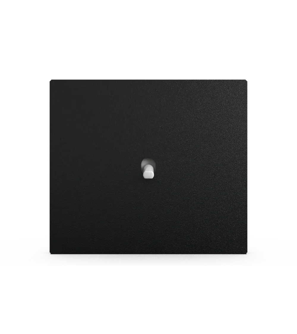 Interrupteur carré noir– Levier 5 couleurs au choix