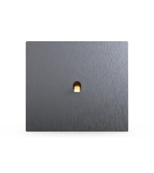 Interrupteur carré anthracite– Levier 5 couleurs au choix