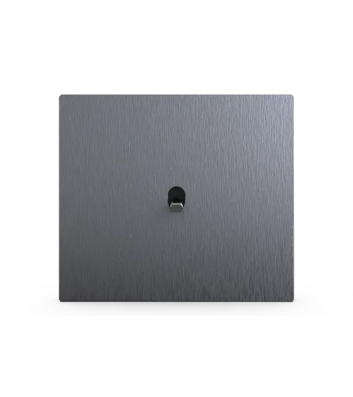 Interrupteur carré anthracite– Levier 5 couleurs au choix