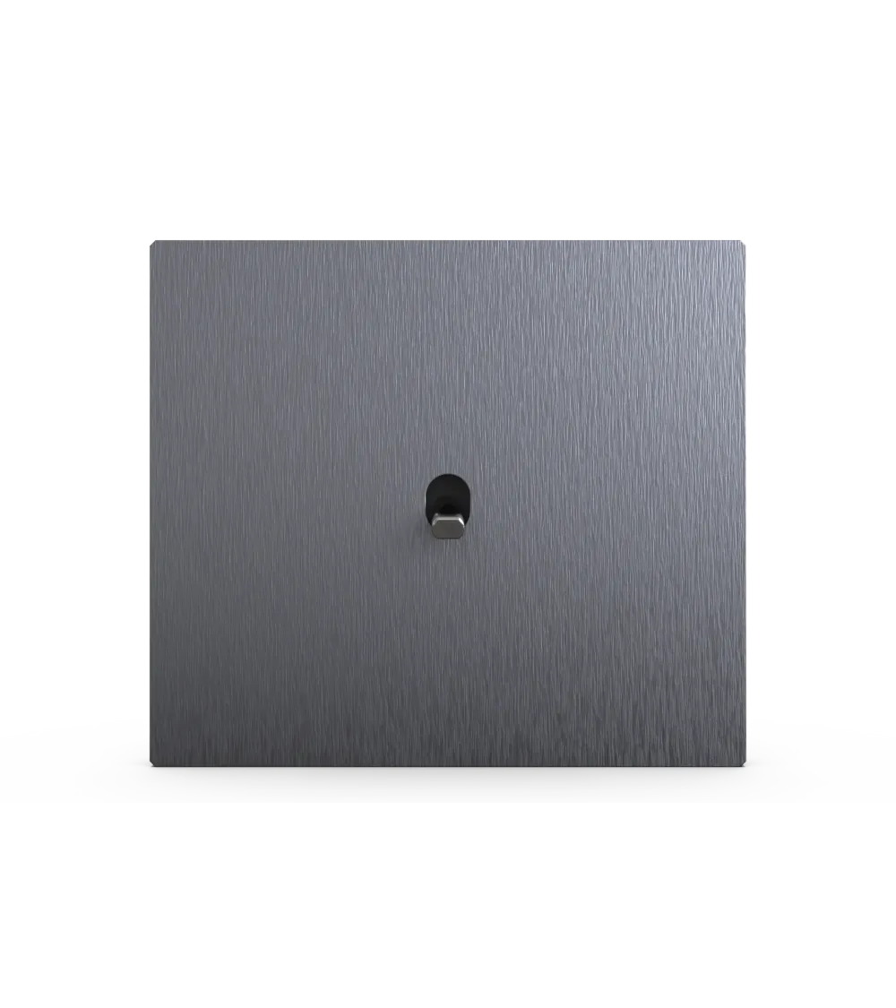 Interrupteur carré anthracite– Levier 5 couleurs au choix