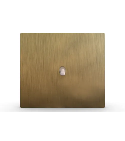 Interrupteur carré bronze – Levier 5 couleurs au choix