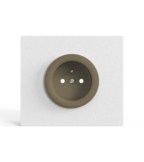 Prise murale carré blanche avec cache interchangeable – Design et pratique