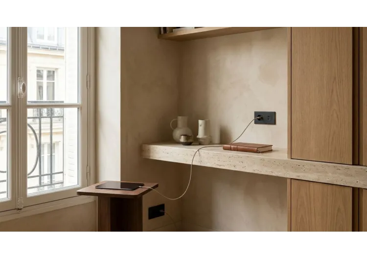 Comment intégrer des prises USB sans casser la déco
